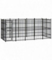 Outdoor Dog Kennel Steel 9.22 m�