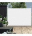 Patio Retractable Side Awning 140x500 cm Cream