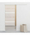 vidaXL Sliding Door with Soft Stops ESG Glass and Aluminium 76x205 cm
