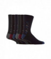 Gentle Grip - 6 Pairs Mens Bigfoot Socks 12-14 UK (SOMRJ34)