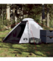 vidaXL Camping Tent Dome 2-Person White Blackout Fabric Waterproof