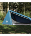 vidaXL Camping Tent Tunnel 1-Person Blue Waterproof