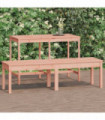 vidaXL 2-Seater Garden Bench 159.5x44x45 cm Solid Wood Douglas