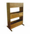 3-Tier Garden Raised Bed Solid Acacia Wood