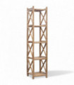 5-Tier Square Bamboo Shelf