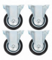 8 pcs Fixed Casters 75 mm