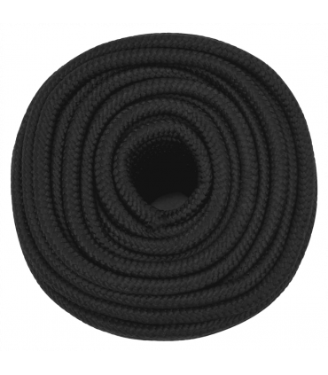 Boat Rope Full Black 12 mm 100 m Polypropylene