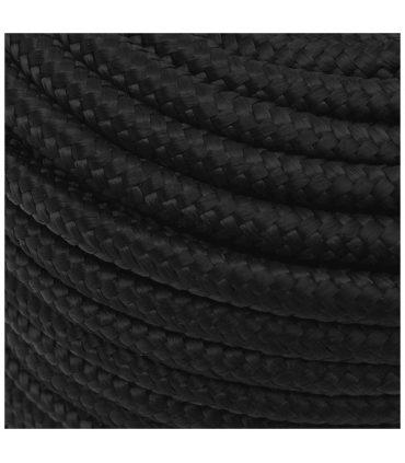 Boat Rope Full Black 12 mm 100 m Polypropylene