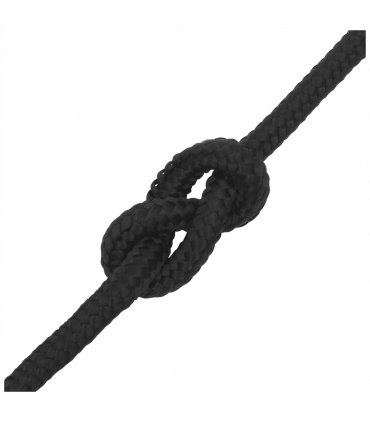 Boat Rope Full Black 12 mm 100 m Polypropylene