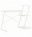 Desk with Shelf White 116x50x93 cm