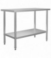 Kitchen Work Table 120x60x85 cm Stainless Steel