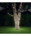 Solar Fairy Lights 2 pcs 2x200 LED Cold White Indoor Outdoor