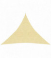 Sunshade Sail 160 g/m² Beige 6x6x6 m HDPE