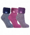 Heat Holders - 3 Pack Lounge Socks (4-7 / PK 2 - 420 / 25PCR / 25LCR)