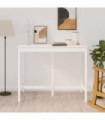vidaXL Bar Table White 140x80x110 cm Solid Wood Pine