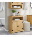 vidaXL Bathroom Cabinet Corona 70x33x80 cm Solid Wood Pine