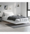 vidaXL Bed Frame White 90x200 cm Engineered Wood