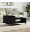 vidaXL Coffee Table Black 100x50x45 cm Engineered Wood