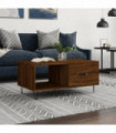 vidaXL Coffee Table Brown Oak 90x50x40 cm Engineered Wood