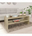 vidaXL Coffee Table Sonoma Oak 100x40x40 cm Engineered Wood