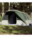 vidaXL Family Tent Tunnel 7-Person Green Waterproof