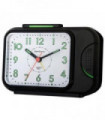 Alarm Clock Black Loud Bell Snooze Backlight Luminous Hands 100x140x58mm