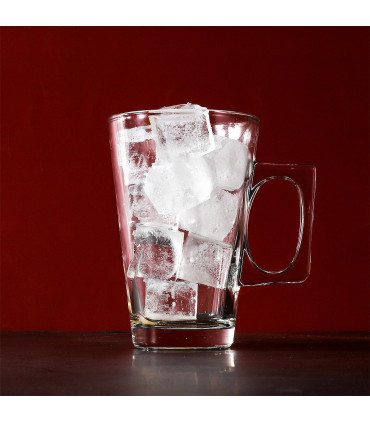 Latte Glasses Transparent 200ml (7oz) 11cm Set of 6 Cup Tea Coffee Cappuccino