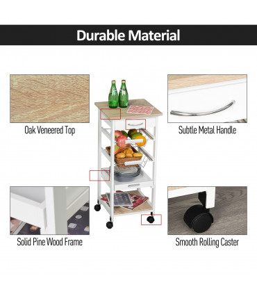 Kitchen Storage Trolley