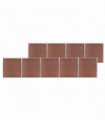 Garden Fence WPC 1564x186 cm Brown