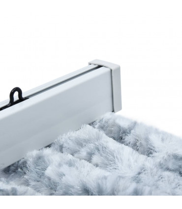 Insect Curtain White and Grey 100x220 cm Chenille