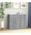 vidaXL Sideboard Grey Sonoma 88x30x70 cm Engineered Wood