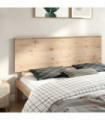 Bed Headboard 184x6x82.5 cm Solid Wood Pine