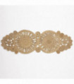 Trent Jute Crochet 115x40cm Natural Table Runner