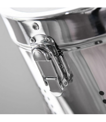 Floor Lamp Industrial Style Adjustable Tripod Silver Pinewood Steel