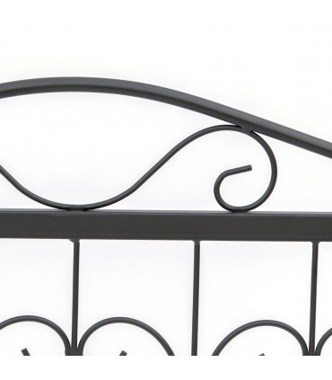 Decorative Garden Fencing 4PCs Metal Border Edging