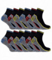 Mens SHORT Bamboo Work Socks 12-14 UK (12-14 UK / 12 Pairs)