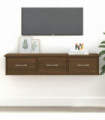 Wall Cabinet Brown Oak 88x26x18.5 cm Engineered Wood