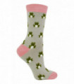 Miss Sparrow - Animal Socks (Frogs (Silver))