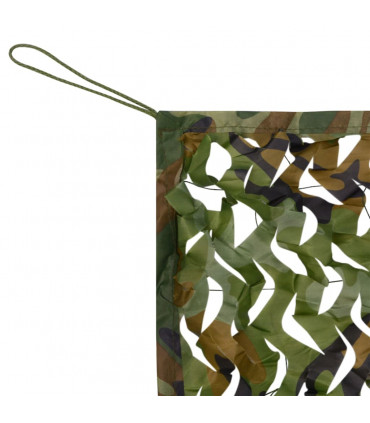 Camouflage Net with Storage Bag 2x6 m Green