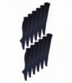 12 Pack Kids Extra Long Bamboo Socks (9-12 / Dark Grey)