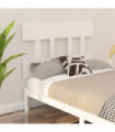 Bed Headboard White 103.5x3x81 cm Solid Wood Pine