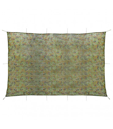 Camouflage Net with Storage Bag 6x7 m Green