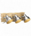 Industrial Wall Lamp Silver 68x23 cm E27 Mango Wood