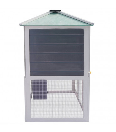 Animal Rabbit Cage Double Floor Wood