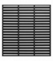 vidaXL Fence Panel WPC 180x180 cm Black