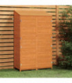 vidaXL Garden Shed Brown 102x52x174.5 cm Solid Wood Fir