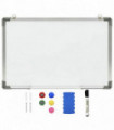 Magnetic Dry-erase Whiteboard White 50x35 cm Steel