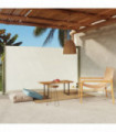 Patio Retractable Side Awning 170x300 cm Cream