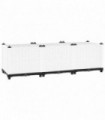 Raised Bed 120x40x38 cm Polypropylene
