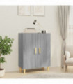 Sideboard Grey Sonoma 70x34x90 cm Engineered Wood